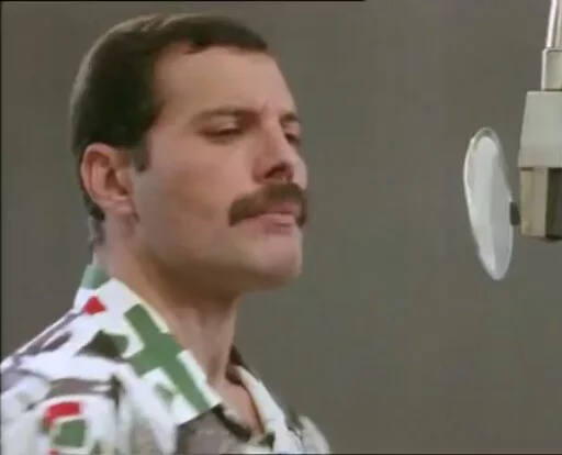 😒 Стикер «Freddie Mercury» для Telegram