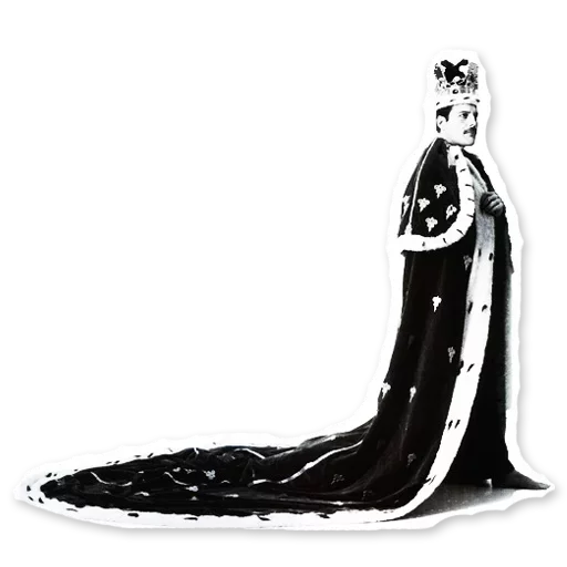 👸 Стикер «Freddie Mercury» для Telegram
