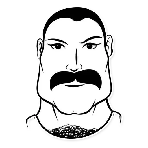 🙂 Стикер «Freddie Mercury» для Telegram