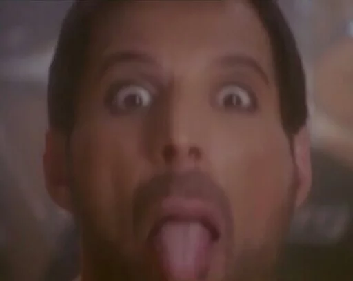 😛 Стикер «Freddie Mercury» для Telegram