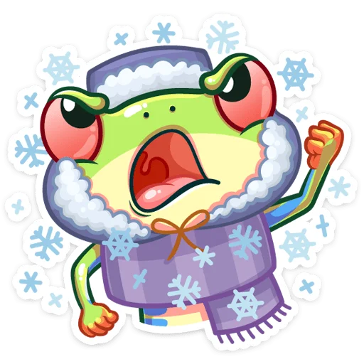 🌨 Стикер «Фредди» для Telegram
