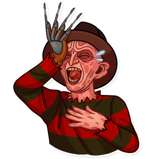 Стикерпак Freddy Krueger для Telegram — скачать