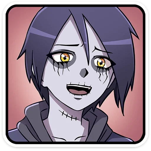 😕 Стикер «Zombie Zack» для Telegram