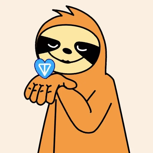 😘 Стикер «Sloth» для Telegram