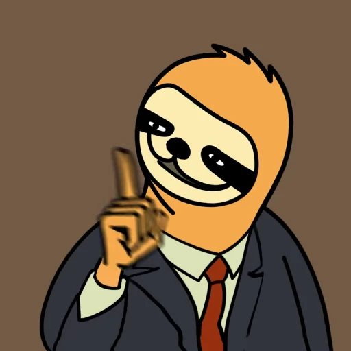 🤫 Стикер «Sloth» для Telegram