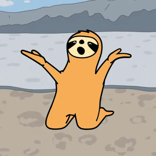 😞 Стикер «Sloth» для Telegram