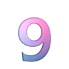 9️⃣ Эмодзи «Фиолетово-розовый градиент» для Telegram