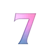 7️⃣ Эмодзи «Фиолетово-розовый градиент» для Telegram