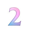 2️⃣ Эмодзи «Фиолетово-розовый градиент» для Telegram