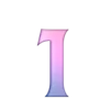 1️⃣ Эмодзи «Фиолетово-розовый градиент» для Telegram