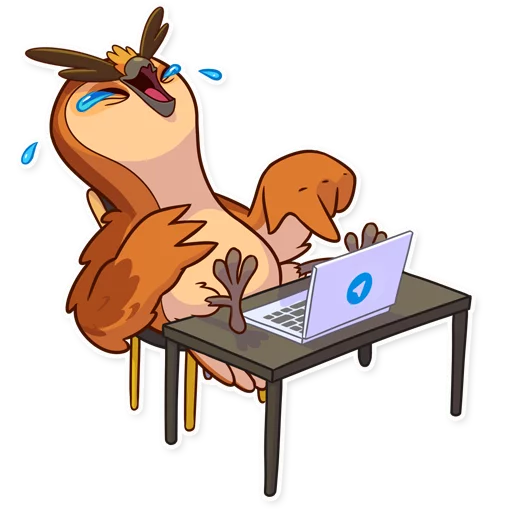 Стикерпак Freelance Owl для Telegram