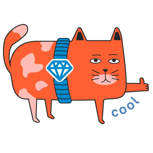 👍 Стикер «freecat» для Telegram