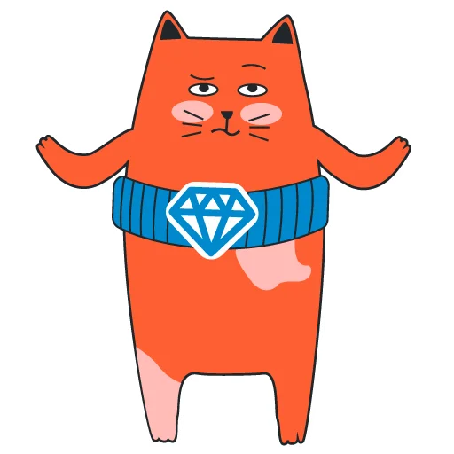 🤷‍♂️ Стикер «freecat» для Telegram