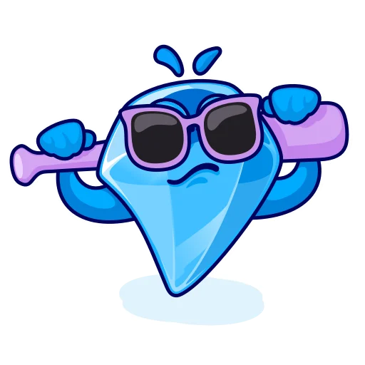 😎 Стикер «Free TON» для Telegram