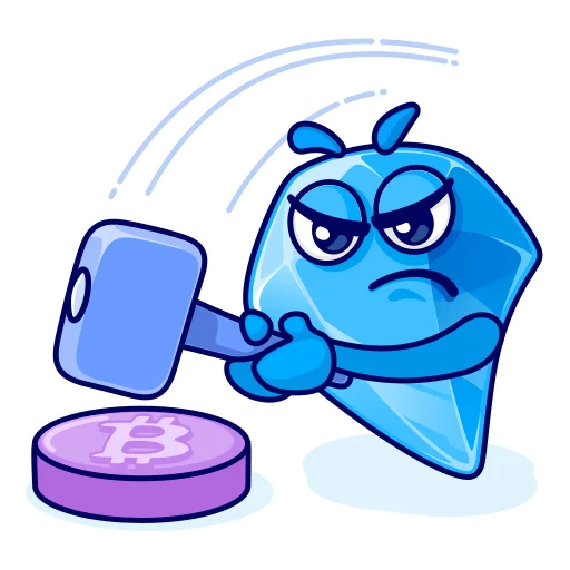 🔨 Стикер «Free TON» для Telegram