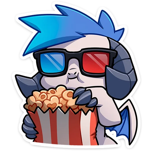 🍿 Стикер «Фриз» для Telegram