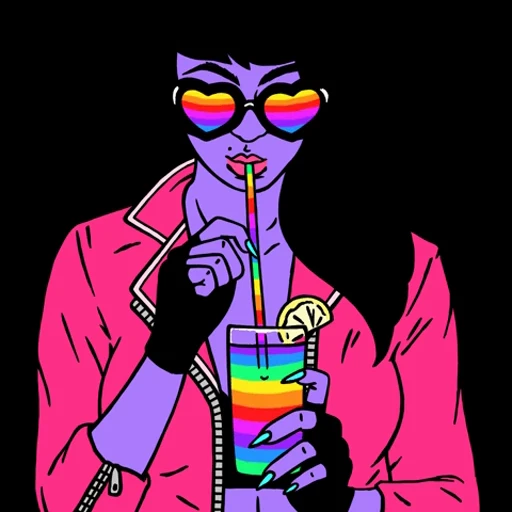 🍹 Стикер «Friday» для Telegram