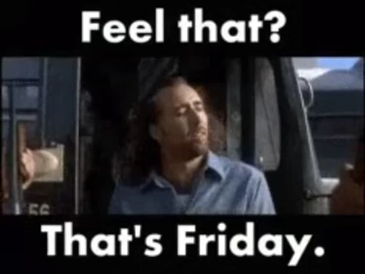 🗓 Стикер «Friday» для Telegram