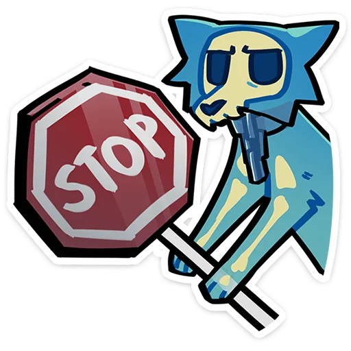 🛑 Стикер «Фридрих без надписей» для Telegram
