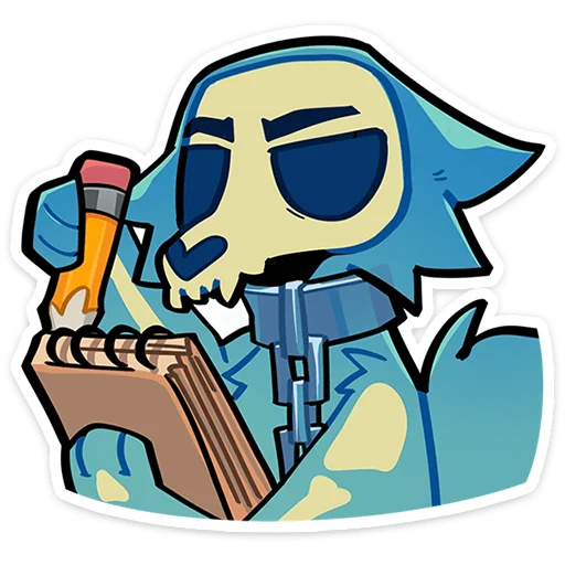 📝 Стикер «Фридрих без надписей» для Telegram