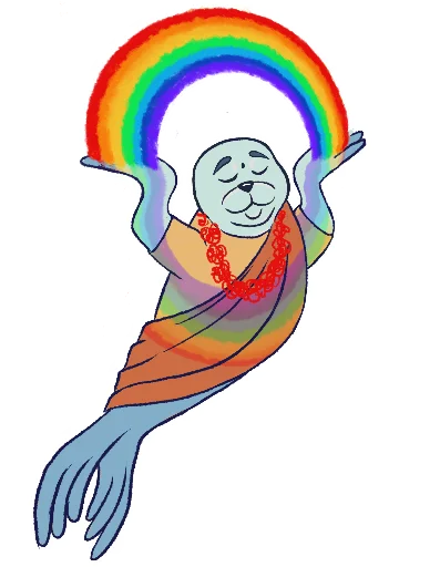 🌈 Стикер «Friendly Seal» для Telegram