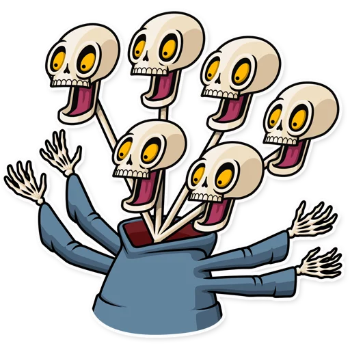 😱 Стикер «Friendly Death» для Telegram