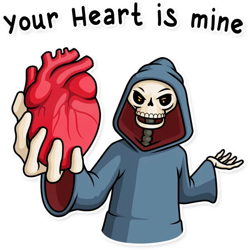 😈 Стикер «Friendly Death» для Telegram