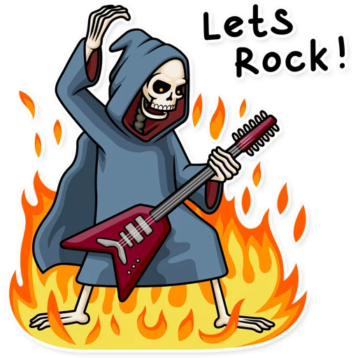 🔥 Стикер «Friendly Death» для Telegram