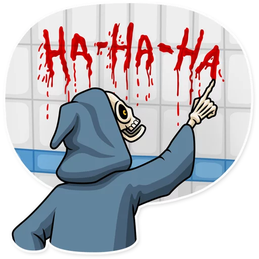 😈 Стикер «Friendly Death» для Telegram