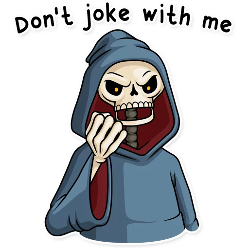 😡 Стикер «Friendly Death» для Telegram