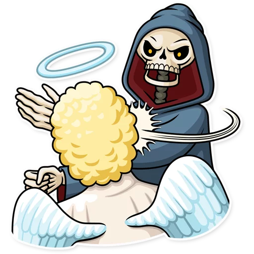 😡 Стикер «Friendly Death» для Telegram