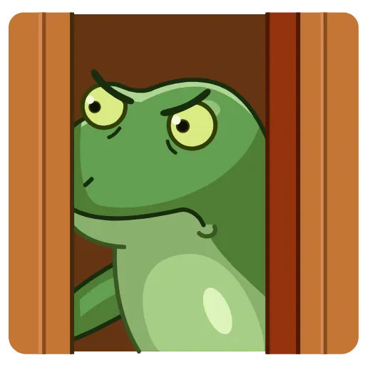 Стикерпак Frog для Telegram — скачать