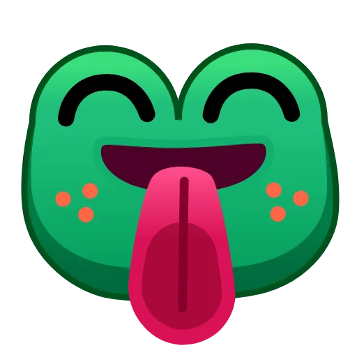 😛 Стикер «Frog Emoji Pack» для Telegram