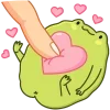 😍 Эмодзи «Лягушачий Микс» для Telegram