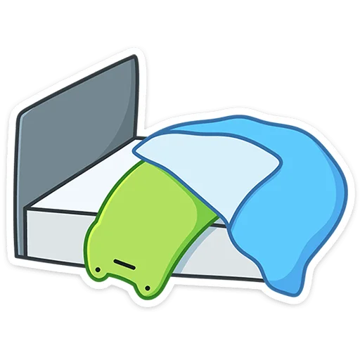 😴 Стикер «Лягушачий микс» для Telegram