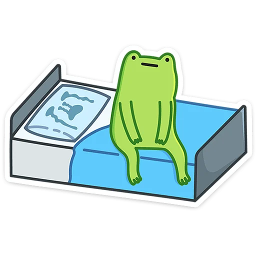 😭 Стикер «Лягушачий микс» для Telegram