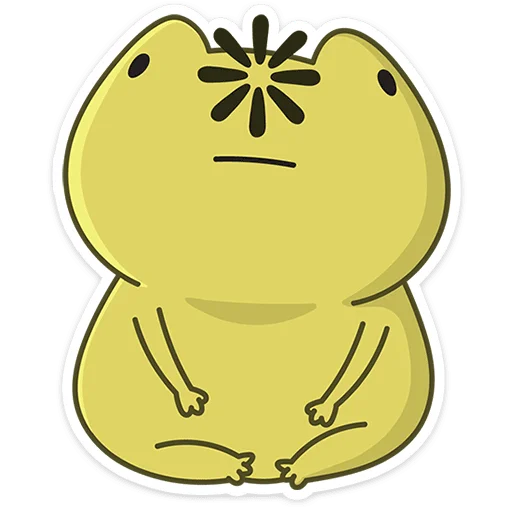 🫥 Стикер «Лягушачий микс без надписей» для Telegram