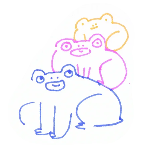 😛 Стикер «frogs and toads» для Telegram