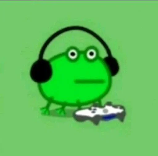 🎮 Стикер «смяшные легушьки» для Telegram