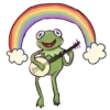 🌈 Эмодзи «💗 Набор эмоджи с лягушками» для Telegram