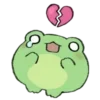 💔 Эмодзи «💗 Набор эмоджи с лягушками» для Telegram