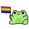 🏳️‍🌈 Эмодзи «💗 Набор эмоджи с лягушками» для Telegram