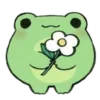 🌼 Эмодзи «💗 Набор эмоджи с лягушками» для Telegram