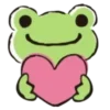 💗 Эмодзи «💗 Набор эмоджи с лягушками» для Telegram
