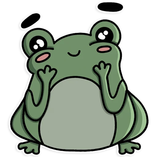 Стикерпак Frog&amp;;s Fine Box для Telegram — скачать