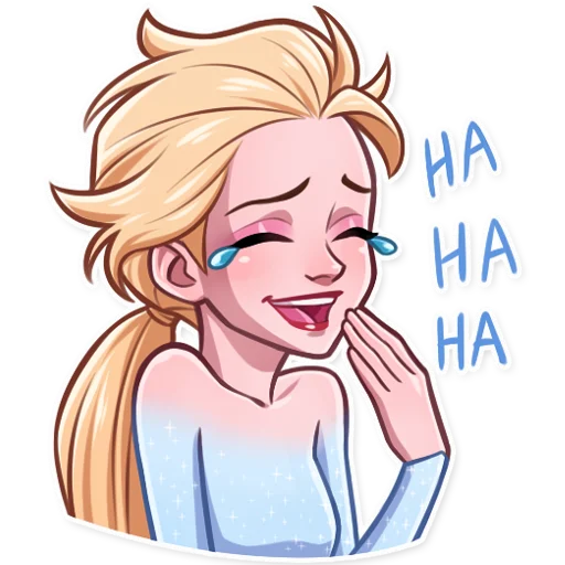 Стикерпак Elsa для Telegram — скачать