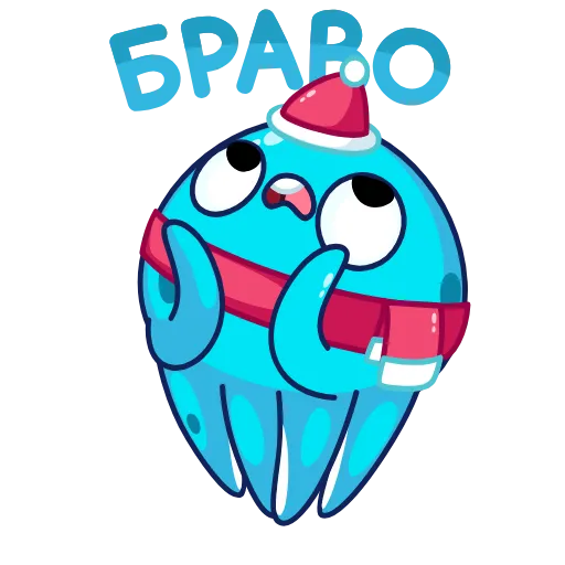 👏 Стикер «Ледоножек Фред» для Telegram