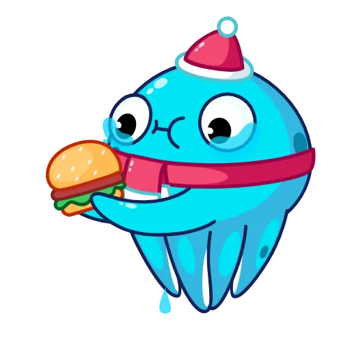 🍔 Стикер «Ледоножек Фред» для Telegram