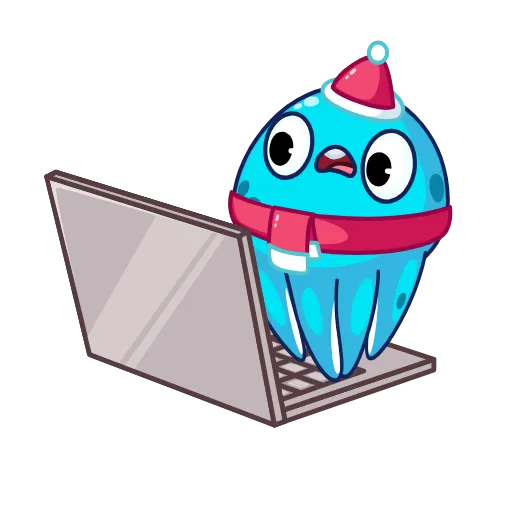 🤜 Стикер «Ледоножек Фред» для Telegram