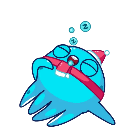 😴 Стикер «Ледоножек Фред» для Telegram